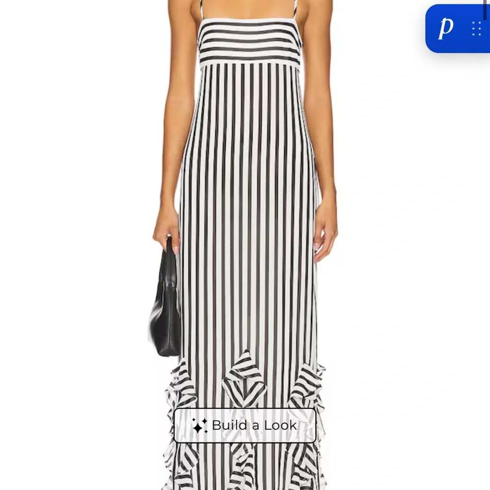 House of Harlow 1960 Black and White Strapless Dress - Picture 1 of 8